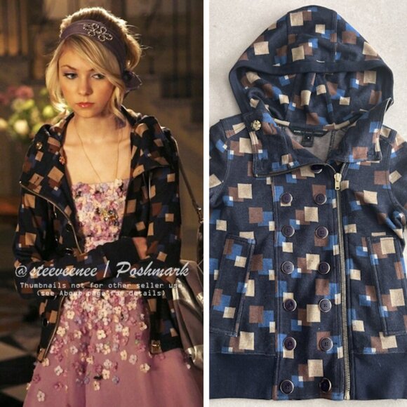 Marc by Marc Jacobs Building Blocks Hoodie ASO Jenny Humphrey - Picture 1 of 7